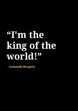 Leonardo Dicaprio quotes