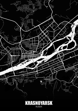 Krasnoyarsk Russia Map