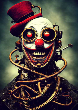 Steampunk Evil Clown 11