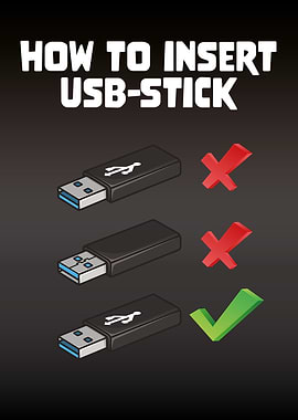 How To Insert USB Stick