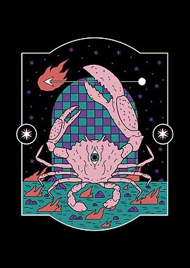 Mystic Crab With One Eye