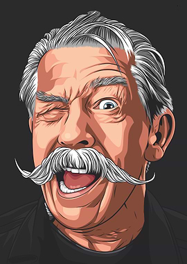 John Hurt Vektor Art