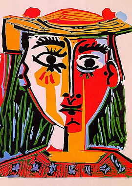 woman with hat 1962