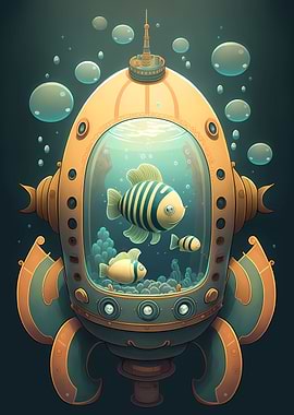 Futuristic Submarine