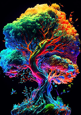 Tree Colorful