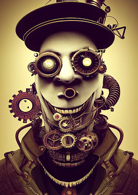 Steampunk Evil Clown 9