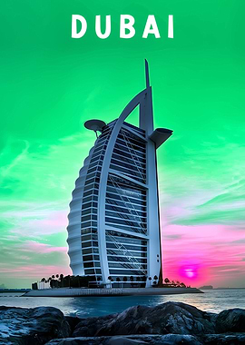 Dubai Burj Al Arab Poster