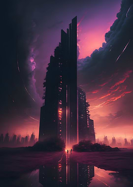 Futuristic City Building