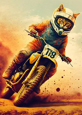 Funny Cat Astronaut Space