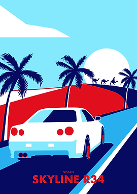 Skyline R34 Minimalist