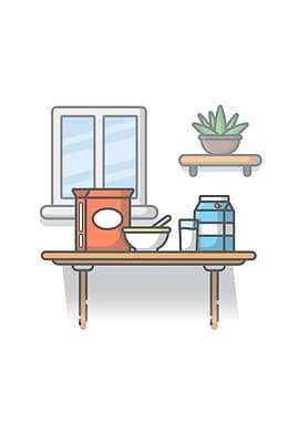 Breakfast Time Cartoon