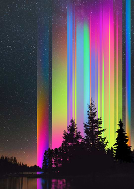 Lake Lights at Night