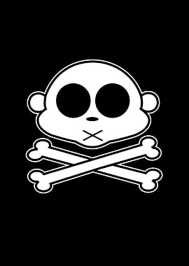 Monkey Cross Bone
