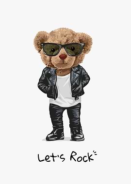 Cute cartoon bear toy