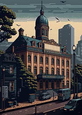 Gothenburg Pixel art