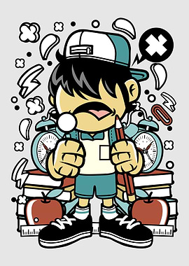 Cartoon Illustration 391