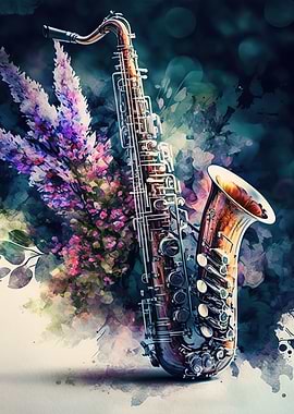 Saxophone Colorful