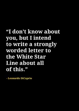 Leonardo Dicaprio quotes