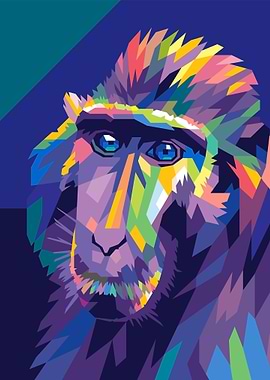 Monkey Pop Art