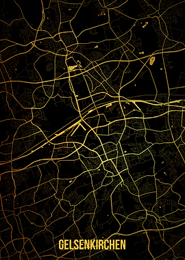Gelsenkirchen gold map
