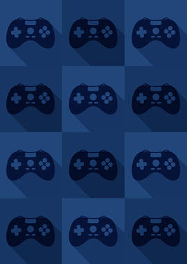 Gamer Controllers Blue