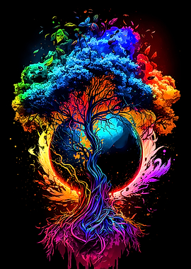 Tree Colorful