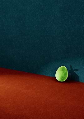 Egg with Rabbit as Shadow