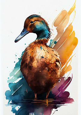 Duck Watercolors