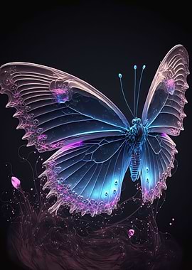 Pink Purple Butterfly