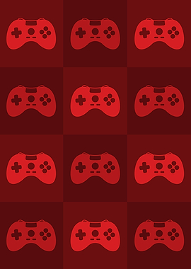 Gamer Controllers Red