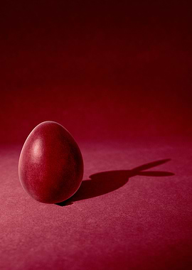 Egg with Rabbit as Shadow