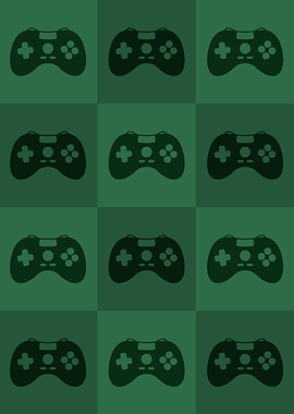 Gamer Controllers Green