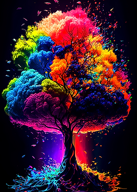 Tree Colorful