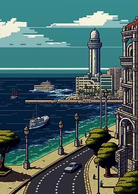 Alexandria Pixel art