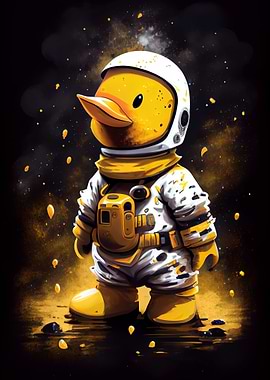 Rubber Duck Astronaut