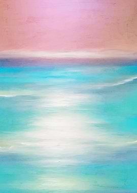 Colorful landscape paint