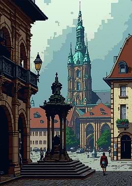 Bayreuth Pixel art