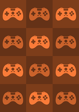 Gamer Controllers Orange