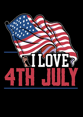 Patriotic America USA Flag