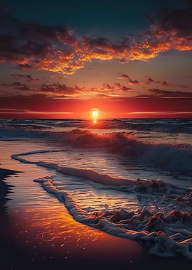 Beautiful Sunset Beach