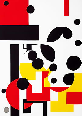 Modernist Geometric Poster