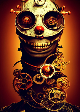 Steampunk Evil Clown 20
