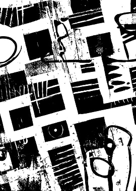 Black and White Abstract