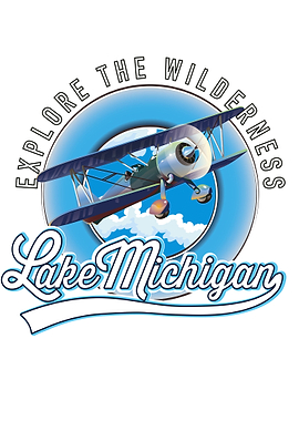 Lake Michigan travel logo