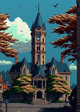 Darmstadt Pixel Art