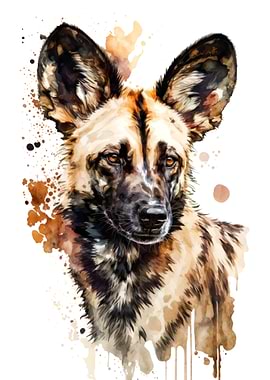 Wild African dog