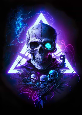 Neon Skulls