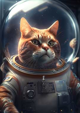 Spacesuit Astronaut Cat