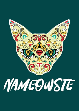 Nameowste Mandala Cat