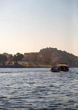 Sailing at Sunset on Nile